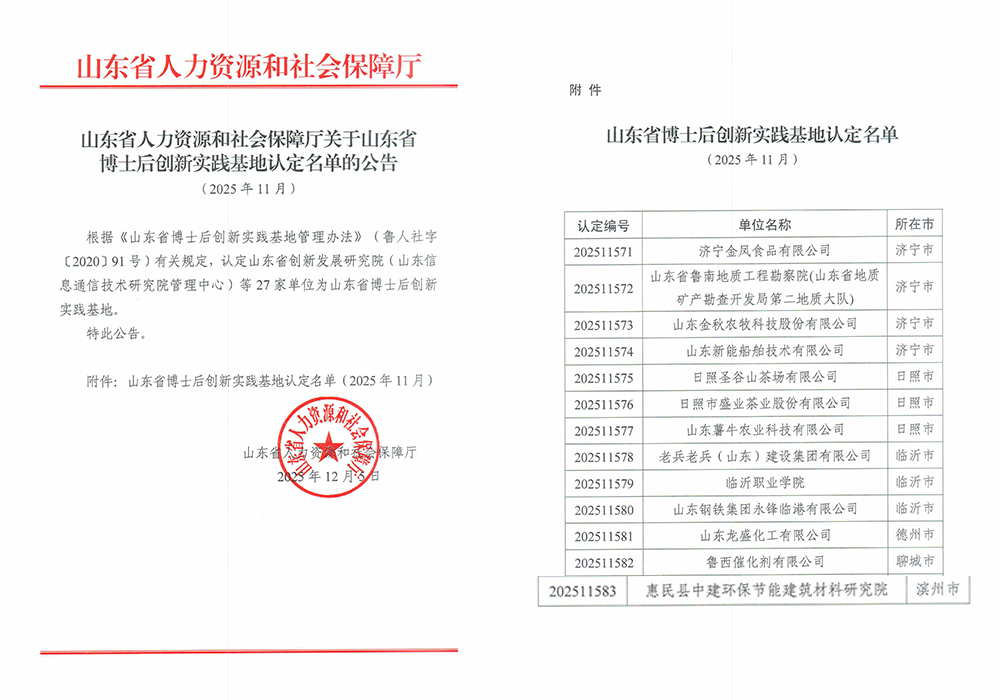 斯蒙特-山东省博士后创新实践基地